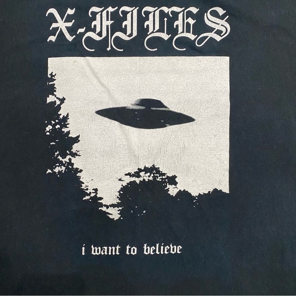 X-Files I Want To Believe T-Shirt size 2XL - Picture 2 of 3